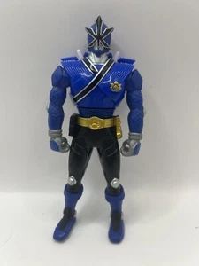 Figura Power Rangers Bandai 2011 Saban's Mighty Morphin Samurai AZUL Spin Switch - Imagen 1 de 10