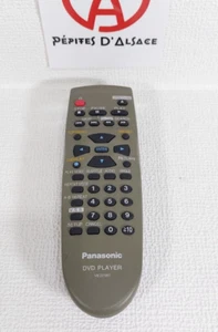 Télécommande D’origine PANASONIC DVD PLAYER Panasonic VEQ2380 Livraison Gratuit - Photo 1/3