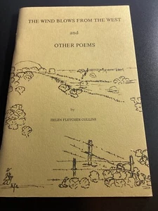 The wind blows from the west and other poems by Helen Fletcher Collins signed - Picture 1 of 6