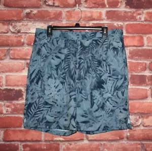 Speedo Mens Swim Trunks Board Shorts Size Lg Blue Lined Drawstring Waist - Picture 1 of 4