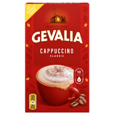 ☕ Gevalia Cappuccino Classic | 10-Pack 🌿 Smooth & Creamy – A Café-Style - Image 1 of 3