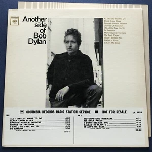 Bob Dylan~Another Side of Bob Dylan~US Orig'64 Columbia CL-2193 Mono Promo Copy - Picture 1 of 23