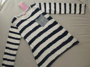 ⭐️ NEW ⭐️ Stripy Tunic Top 4-5yrs BNWT ⭐️ Cherokee 100% Cotton Fab w Leggings - Picture 1 of 5