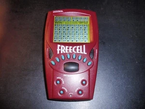 FreeCell Electronic Handheld Game Radica China 1999 Vintage Hand Held Card Game - Picture 1 of 8