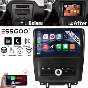For Ford Mustang 2010-2014 Android13 Carplay 10"Car Stereo Radio GPS 2+64G WIFI - Picture 1 of 16