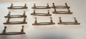 10 Vintage Copper  Drawer   Pulls / Screws - Picture 1 of 16