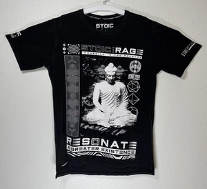 Rage Nation Tee Shirt in Black, Stoic, Resonate Greater Existence, Size Small - Picture 1 of 14