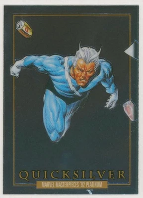 Marvel Masterpieces 92 Platinum Card #71 Joe Jusko Art ~ Quicksilver / X-Men - Image 1 of 2