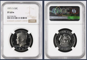 1971-S PROOF KENNEDY HALF DOLLAR NGC PF69* (FRESH SLAB) - Picture 1 of 1