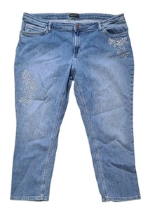 Lee Jeans Größe 18 Mid Rise Fit Modern Series Blumenstickerei - Bild 1 von 17