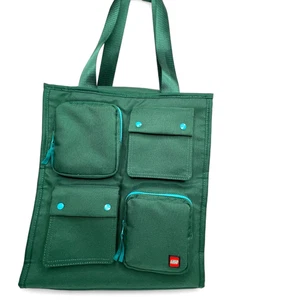 New LEGO Collection x Target Weekender Tote Utility Pocket Bag Army Green Zipper - Picture 1 of 12