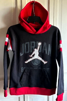 NWT $60 Nike Air Jordan Boy's Hoodie Size LARGE - Image 1 of 4