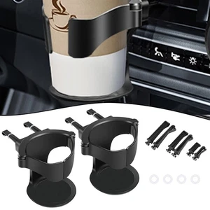2x Cup Holder Small Accessories 1kg ABS+EVA Automatic Adjust Hang Beverages - Picture 1 of 12