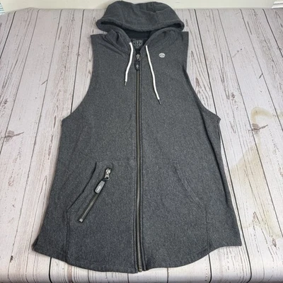 Sudadera con Capucha Gold's Gym Cremallera Completa Sin Mangas Para Hombre Gris Medio Camisa de Entrenamiento Foto 1 de 4