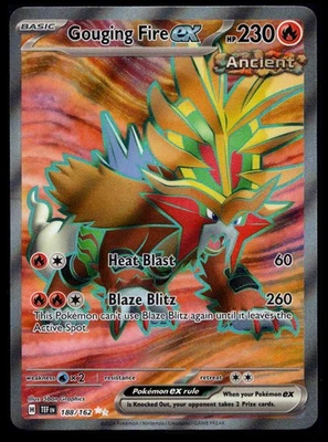 Gouging Fire ex Ultra Rare SV05: Temporal Forces 188/162 NM - Image 1 of 2