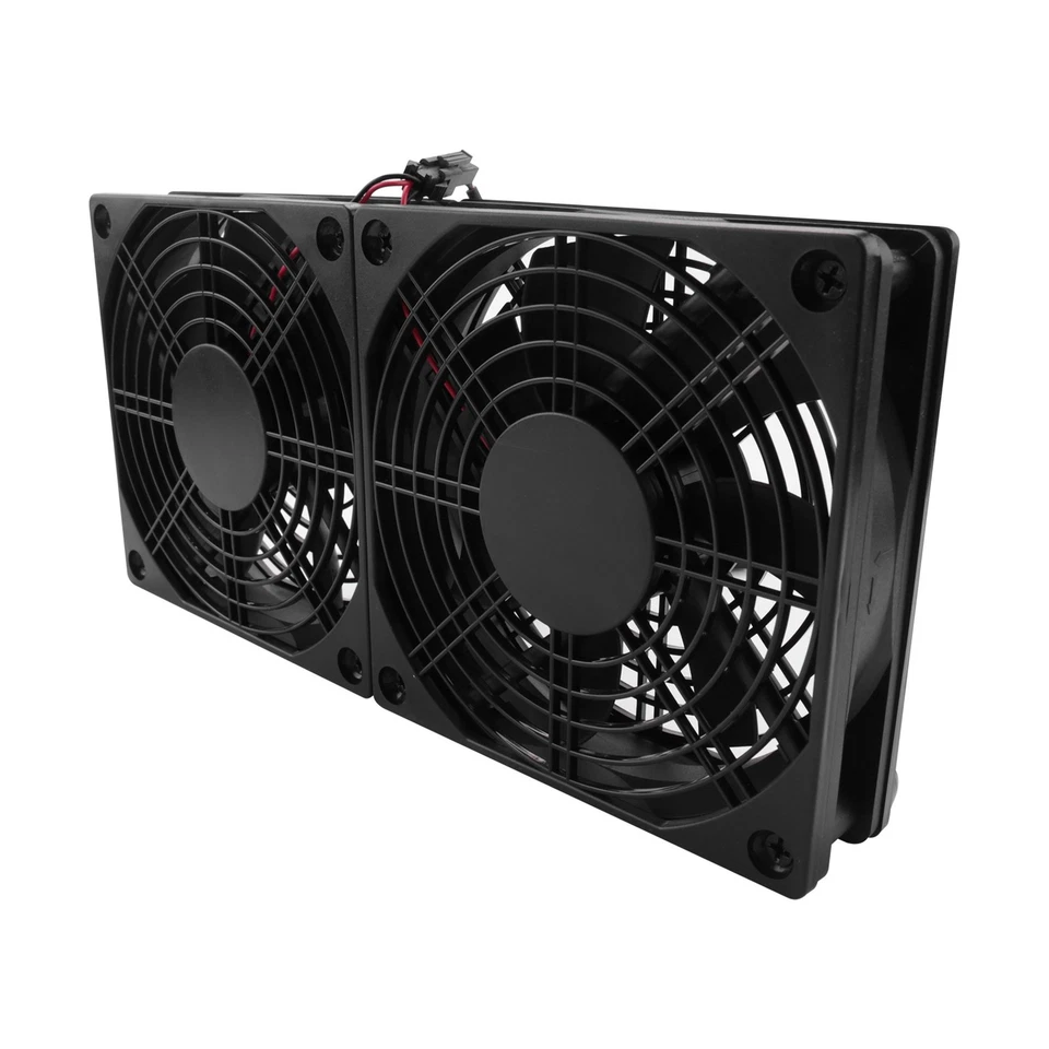 120Mm 5V USB Powered PC Router Dual Fans High Airflow Cooling Fan for2925 - Image 1 of 4