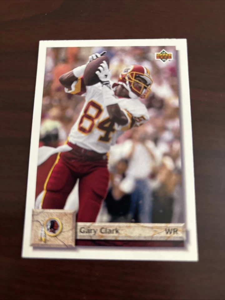1992 Upper Deck #316 Gary Clark Washington Redskins James Madison University - Image 1 of 1
