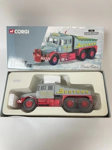 Corgi Heavy Haulage 1/50 17902 Sunter Brothers Truffa Contractor modello pressofuso - Foto 1 di 15