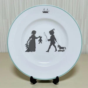 HERMES Silhouettes Plate 20cm - Picture 1 of 8