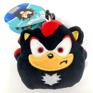 Sonic The Hedgehog Shadow Squishmallow Backpack Key Chain New Jazwares NWT - Picture 1 of 3