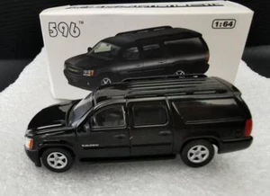 NEW 1:64 596 Model Black Suburban Full Size SUV Model Diecast Collect Car - Picture 1 of 17