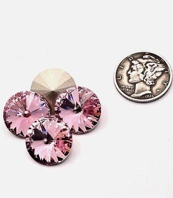 Piedras Rivoli Rosa Clara F (12 mm o 14 mm) Preciosa 1122 Foto 1 de 4