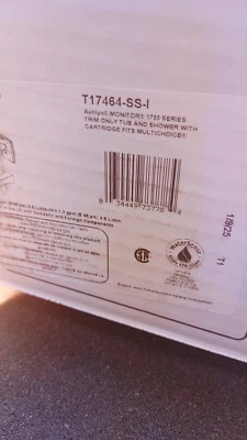 Delta T17464-SS-I Ashlyn In2ition Tub/Shower Faucet Trim Kit (Less Valve) Read - Image 1 of 4