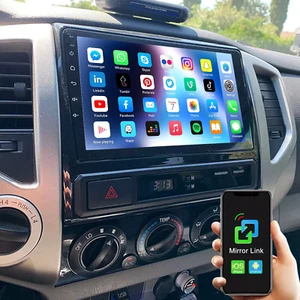 9" Carplay Android 12 For Toyota Tacoma 2005-2013 Car Stereo Radio GPS Navi RDS - Picture 1 of 12
