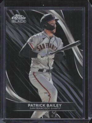 2024 Topps Chrome Black #59 Patrick Bailey - San Francisco Giants - MINT - Image 1 of 2