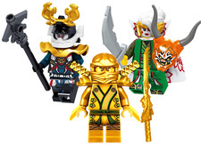 NINJAGO MINIFIGURES SET HARUMI ONI MASK SAMURAI X GOLD NINJA TEMPLE RESURRECTION