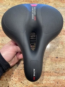 Giddy Up! Comfortable Bike Seat Saddle for Exercise & Road Bicycle w/ Cover - Picture 1 of 6
