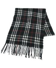 BURBERRY Scarf BlackxWhitexRed(Check Pattern) 2200439806060