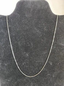 Sterling Silber X1 925 Box Kette Halskette 18 Zoll 1,5 g 1 mm - Bild 1 von 12