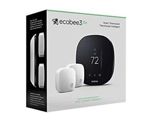 NEW SEALED ecobee 3 Lite Smart Thermostat with 2 Room SENSORS