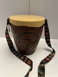 Disney Parks ANIMAL KINGDOM Lion King Simba Popcorn Drum Bucket W/ Lanyard 2019 - Picture 1 of 10