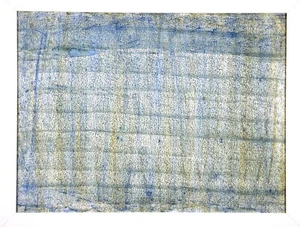 "Serenidad texturizada: mosaico de acuarela tonos azules" / Matthew Natale - Imagen 1 de 1