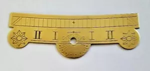 Seth Thomas #2 and E Howard clock case back pendulum scale 93.5mm - Picture 1 of 1