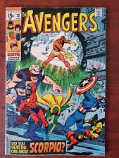 THE Avengers #72 1st Zodiac Cartel 1970 1st bronze age BUSCEMA 🎨 👀 
