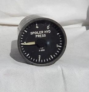 Instrumento indicador de presión hidráulico alerón piloto Douglas DC-8 - Imagen 1 de 2