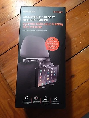 Macally Car Headrest Tablet/Smart Phone Holder, Adjustable  - Image 1 of 4