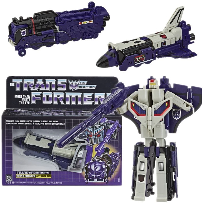 Transformers G1 Astrotrain Triple Changer 1985 Vintage Figure Hasbro Official - Image 1 of 4