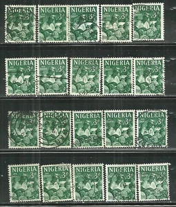 NIGERIA 105 USED OYO CARVER WHOLESALE LOT OF 20 SCV 6.00 #4 - Picture 1 of 1