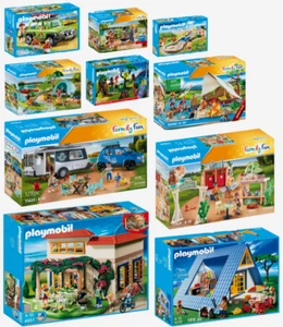 PLAYMOBIL Family Fun CAMPINGPLATZ Wohnmobil URLAUB Ferienhaus AUTO Haus CAMPING - Bild 1 von 56