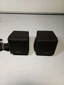 (2) Cambridge Soundworks Creative Digital Computer Speakers /Stands / Wires - Picture 1 of 5