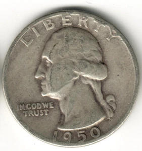 USA - 1950D - Washington ¼ $ - Silver Eagle - Low Mintage - #12242RG - Picture 1 of 2