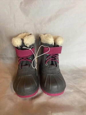 Девочки Cat & Jack серый и розовый Valmai искусственного меха ботинки размер 7 - Изображение 1 из 4