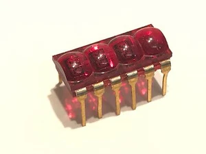 VINTAGE ORIGINAL HP BUBBLE RED LED RETRO DISPLAY HP 5082-7413 fd1f11 - Bild 1 von 5