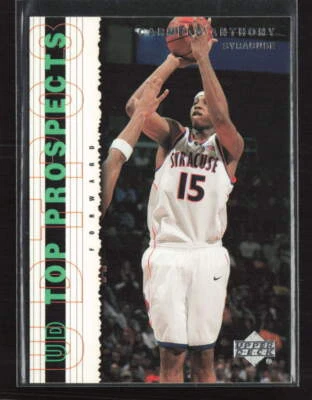 2003 UD Top Prospects #5 Carmelo Anthony - Image 1 of 2