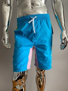 Pink Dolphin Wave Club Board Shorts Mens Logo Adult Sapphire Size Small - Picture 1 of 7