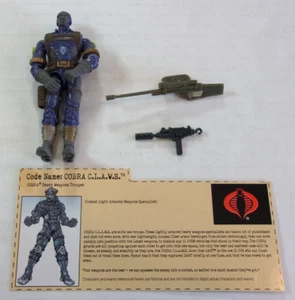 G.I. Joe Loose 100% Complete 2002 Cobra C.L.A.W.S. Version 4 With File Card - Picture 1 of 1